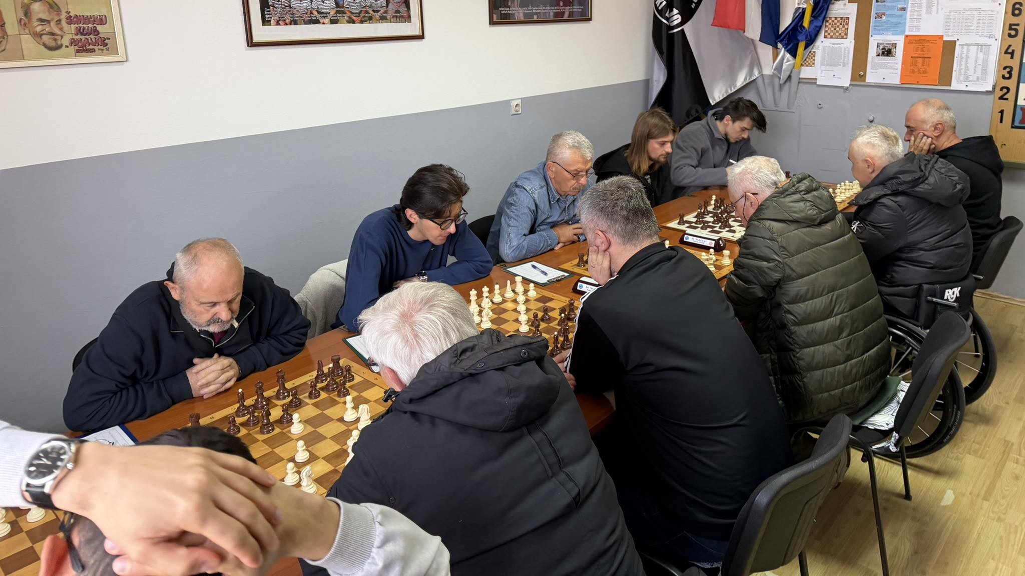 Odigrano je treće kolo treće hrvatske  šahovske međužupanijske lige